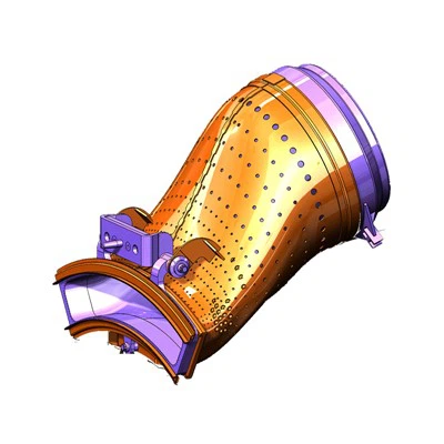 Conducto de transición de turbina para piezas de turbina de gas GE GT13E2